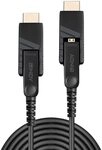LINDY 38321 20m Fibre Optic Hybrid Micro-HDMI 18G Kabel mit abnehmbaren HDMI- &