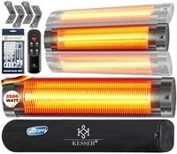 KESSER&reg; Infrarotstrahler 2500W Infrarot Heizstrahler mit Fernbedienung, 3...