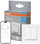 OSRAM SMART+ WiFi Wandschalter 2 Tasten, magnetisch, USB-C aufladbar, 6 Monate
