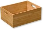 Kesper | Aufbewahrungsbox, stapelbar, Material: FSC&reg;-zertifizierter Bambus, Ma&szlig;e: B