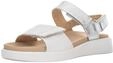 Damen Sandale Madeira Weiss, Silber Gr. 43