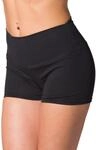Alkato Damen Sport Shorts mit Hohem Bund | Alkato Sporthosen Hotpants Radlerhose