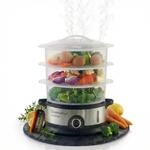 Sommertal Dampfgarer 16L | STEAMY800 | Steamer pot | Dampftopf elektrisch | BPA-frei,