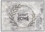 Astra rutschfeste Sauberlaufmatte innen - Sweet Home Kranz 50 x 70 cm - Wohnraum