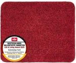 Astra Schmutzfangmatte innen waschbar 60x75 cm &ndash; Sauberlaufmatte rot 100% Baumwolle