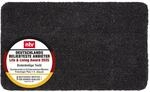 Astra Schmutzfangmatte innen waschbar 90x150 cm &ndash; Sauberlaufmatte schwarz 100%