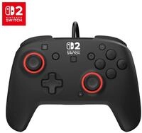 Turtle Beach Rematch Controller mit Kabel, Nintendo Switch 2/Lite/OLED | Schwarz/Rot,