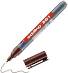 edding 361 Whiteboardmarker - braun - 1 Whiteboard Stift - Rundspitze 1 mm -