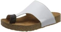 Haflinger Damen Bio Anka Zehentrenner, Mehrfarbig (Wei&szlig;/Schwarz 2335), 37 EU
