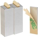 ECENCE Neodym Magnete 12 St&uuml;ck - Klebe-Magnete selbstklebend - 30x10x1mm -