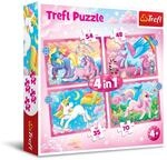 4 in 1 Puzzle - Einh&ouml;rner