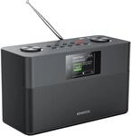 Dab+ Digitalradio mit Bluetooth, kompaktes FM-Stereo-Radio mit Alarm,...