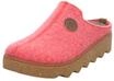 Rohde Easy N 35 Clogs Damen Hausschuhe Pantolette Filz 6120 40 rot, Schuhgr&ouml;&szlig;e:43