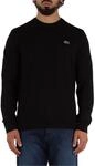 Lacoste Herren Pullover Rundhals AH0128, M&auml;nner Basic Strickpulli,Regular