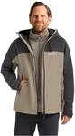 Jack Wolfskin Herren Wild Places 3in1 Jkt M, Linen, XXL EU