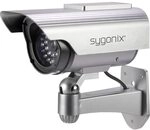 sygonix SY-3420674 Kamera-Attrappe mit Solarmodul, mit Blinkender LED