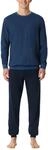 Schiesser Herren Schlafanzug Lang mit B&uuml;ndchen - Nightwear Set Pyjamaset