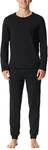 Schiesser Herren Schlafanzug lang mit B&uuml;ndchen - Nightwear Set