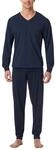 Schiesser Herren Schlafanzug lang mit B&uuml;ndchen - Nightwear Set