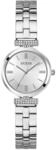 GUESS Damen Armbanduhr GW0762L1 Array, 28 mm Edelstahl Silber, Zirkonia...
