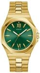 GUESS Herren Armbanduhr GD Emperor, goldfarbenes Edelstahlarmband, Mineral Glas,