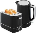HOMCOM Wasserkocher Toaster Set 2200 W 1,7L Wasserkocher, 2 Scheiben Toaster, 6