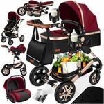 KESSER&reg; Loops 4 in 1 Kinderwagen Kombikinderwagen Komplett-Set inkl. Babywanne &