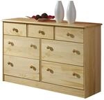 IDIMEX Sideboard Rondo, sch&ouml;ne Kommode im Landhausstil, Massive Holzkommode...