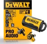 DEWALT Jobsite Pro X2 True Wireless Earbuds &ndash; Bluetooth 5.3 Kopfh&ouml;rer mit Active