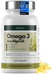 EXVital&reg; Omega 3 aus Algen&ouml;l, vegan, 120 Softgel Kapseln, 2000mg Algen&ouml;l mit...