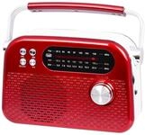 Trevi RDA 70 BR Tragbares kabelloses Multiband-Radio FM AM SW mit USB, Micro SD, MP3