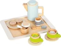 small Foot Kaffee und Tee Set Kinderk&uuml;che aus Holz, 15-TLG. K&uuml;chenspielzeug,
