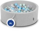 KiddyMoon B&auml;llebad 90X30cm/200 B&auml;lle &empty; 7Cm B&auml;llepool Mit Bunten B&auml;llen F&uuml;r