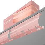 Kabelkanal Schreibtisch Rosa 2er Set - Edelstahl Kabelmanagement Schreibtisch