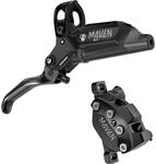 Sram Maven Silberne Hinterradbremse, 4-Kolben-Aluminium-Hebel, SS-Hardware
