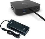 i-tec USB-C Dockingstation 2x4K mit 100W Stromversorgung - 2X DisplayPort 1x USB-C 3X