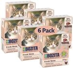 Bozita Tetra H&auml;ppchen in Sauce mit H&uuml;hnchenleber &ndash; 6x370g Getreide- &