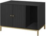 Feandrea Katzenklo-Schrank, Katzenhaus, Katzentoilette, mit Kratzmatte, hohe...