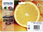 Epson Original Orangen Claria 33 Multipack extra gro&szlig;e Tintenpatrone &ndash; 5...