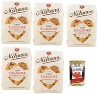 5x La Molisana Rigacuore N. 1000 Pasta Lenta Lavorazione Teigwaren aus