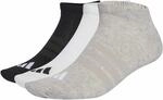 adidas Unisex Thin&Light Essentials Low Cut Socks 3 Pair Pack, medium grey