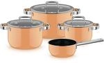 WMF Fusiontec Mineral Pro, 4-teiliges Topf-Set, langlebiges, kratzfestes...