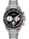 JACQUES LEMANS Herren-Uhren Analog Quarz One Size Schwarz 32017625