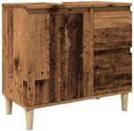 vidaXL Waschbeckenunterschrank, Waschtischunterschrank mit Stauraum,...