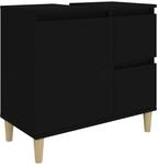 vidaXL Badschrank, Schrank f&uuml;r Badezimmer, Badezimmerschrank mit viel Stauraum,