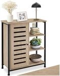 tectake&reg; Industrial Sideboard, Kommode Schlafzimmer mit 3 F&auml;chern und Schrankfach,