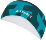 adidas Unisex TERREX CLIMACOOL GRAPHIC HEADBAND, Aurora Ivy/Pure Teal, L