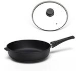 Hoffmann STONIQ Hochrandpfanne, 24 cm, Antihaftbeschichtet, PTFE und PFAS-frei,