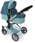 Bayer Chic 2000&reg; 2in1 Kombi Puppenwagen Linus - Sternchen t&uuml;rkis- faltbar,