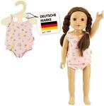 Heless 2514 - Puppen-Unterw&auml;sche Prinzessin Emily, in Rosa, 2-teiliges Set mit